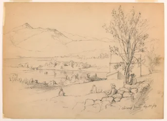 Disegno, Schizzi di artisti a Chocorua Pond, New Hampshire, 28 settembre 1854