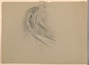 Disegno, studio per "Una Maddalena", D, 1852