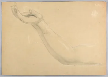 Disegno, studio per il duplicato di "C", 1850