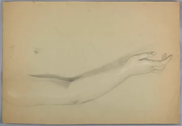 Disegno, studio per il duplicato di "C", 1850