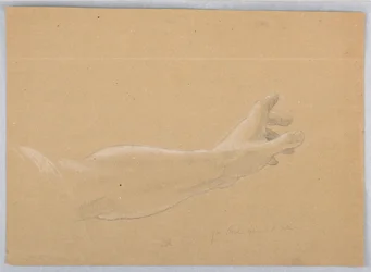 Disegno, studio per "Early Christia", 1839-40