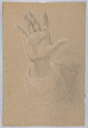 Disegno, studio per "Early Christia", 1839-40
