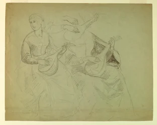Disegno, Studio per "Tiziano in mostra", 1871-72