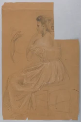Disegno, Studio per "Tiziano in mostra", 1872