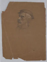 Disegno, Studio per "Tiziano in mostra", 1872