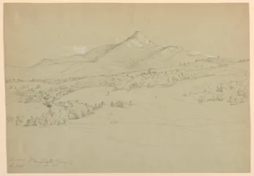 Monte Chocorua dalla collina vicino al villaggio di Tamworth