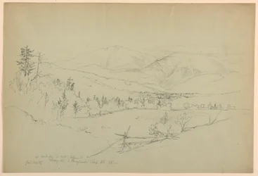 Monte Washington dalla strada di Jefferson, New Hampshire