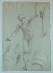 Angelo nudo, braccio dell