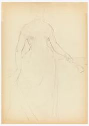 Schizzo per un ritratto di Bella Worsham