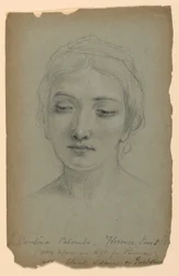 Schizzo di Carolina Palombo, studio per "La figlia dell