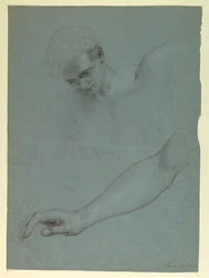 Studi per Angelo in "Il sogno della misericordia"