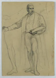 Studio per "Tiziano Mostrando"