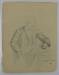 Studio per un ritratto di Albert Gallatin, seduto