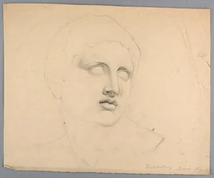 Studio di Marco Antonio da una statua