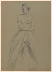 Studio di Mrs. Bingham per "La Corte Repubblicana" (Giornata di Ricevimento di Lady Washington)