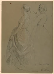Studio di Mrs. Jay per "The Republican Court" (Giornata di ricevimento di Lady Washington)