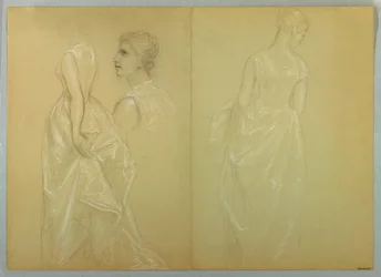 Studio di Mrs. Winthrop per "Il giorno della ricezione di Lady Washington"