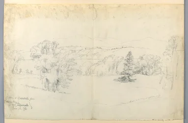 Il fiume Hudson e i Catskills da Barrytown