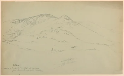 Montagna Welch a Waterville e Thornton, New Hampshire, dalla strada Sandwich Notch, Campton