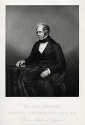 Henry John Temple, 3° visconte Palmerston, statista britannico, c1880