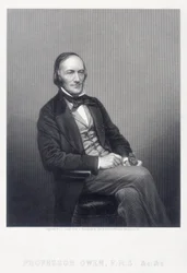 Sir Richard Owen, zoologo inglese, c1860