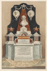 Memoriale ad Ann Tolson anche a Caleb Cotesworth e Susannah, sua Moglie dalla Chiesa di Isleworth