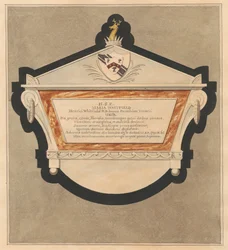 Memoriale a Maria Whitfield dalla Chiesa di Bedfont