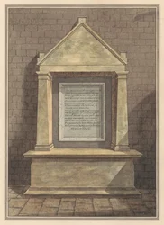 Memoriale a due cugine entrambe chiamate Elizabeth Isaak dalla Chiesa di Hanworth