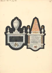 Monumenti a Mrs. Rebecca Cassamajor e Thoma Spateman, chiesa di Chiswick