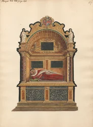 Tomba di Sir Edward Fennen di Hayes dalla Chiesa di Hayes