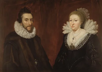 Doppio ritratto di Thomas Howard, 14º conte «Collezionista» di Arundel, e di sua moglie Aletheia Talbot, 1618