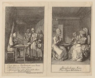 Fogli 1 e 2 del *Centifolium Stultorum*, Follie