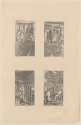 Fogli 9-12 relativi a *Lienhard e Gertrud* di Pestalozzi