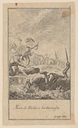 Tavola 9 per la "Storia delle crociate" di Joh. Christoph Mayer