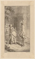 La visita di Bunkel al suo amico Carl Turner, foglio 5 tratto da "Vita, osservazioni e opinioni di Johann Bunkel"