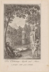 Apparizione di Apollo e Cupido
