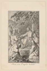 Gesù servito dagli angeli