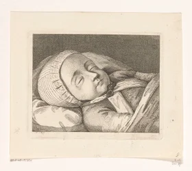 Bambino sul letto di morte