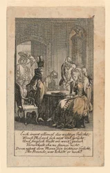 Pomposità, Illustrazione per "Königl: Grosbrit [anische] Genealogischer Kalender auf das 1780 Jahr Lauenberg bey J.G. Berenberg"