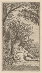 Canto del cigno, tavola 7 della prima edizione delle "Poesie di Gottfried August Bürger"