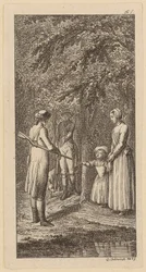 Incisione di frontespizio per «Biografie» di Theodor Gottfried Hippel, seconda parte, Berlino 1799