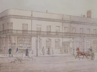 Sale di riunione e biblioteca Williams, Cheltenham, 1821