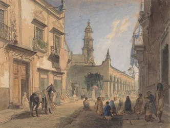 Scena di strada messicana - Aquas Caliente