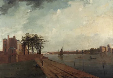 Palazzo di Lambeth da Millbank, 1808