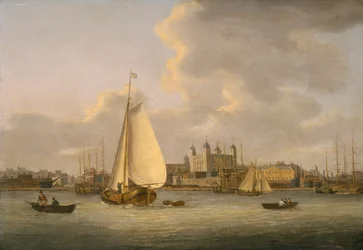 La Torre di Londra dal fiume