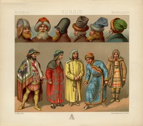 Abito russo, 1880