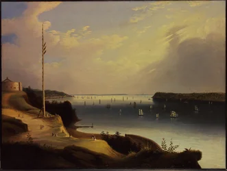 Porto di New York, c.1835
