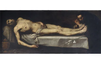 Cristo morto e San Domenico di Guzmán
