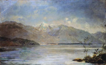 Ascona con vista sulle Isole di Saint-Leger, di Daniele Ranzoni
