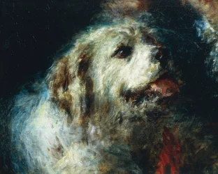 I ragazzi Troubetzkoy con un cane (dettaglio)